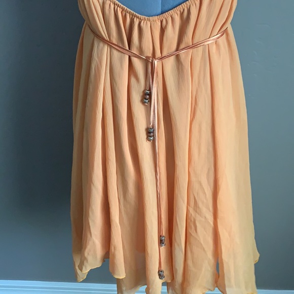 A.B.S by Allen Schwartz Golden Dress Size 4 - Picture 3 of 8